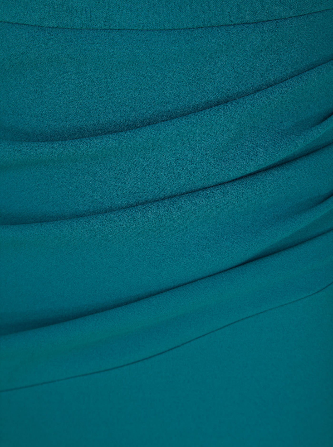 Bardot Off Shoulder Maxi Ruched Waist Dress Teal